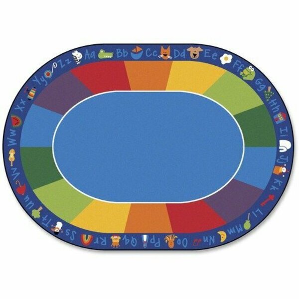 Carpets For Kids Seating Rug, Fun With Phonics, Oval, 8ft 3inx11ft 8in CPT9616